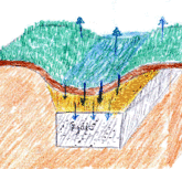 Schema Regenwasserversickerung